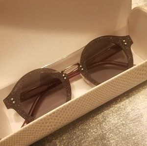 Jimmy Choo Glittery Black Sunglasses
